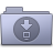 Downloads Folder Lavender Icon